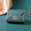 Caja de Dulces de Boda Retro Europea Caja de Embalaje Ferrero Caja de Regalo de Retorno Cartón Sobre Estampado en Caliente Caja de Dulces Souvenir