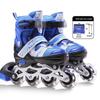 Patins Comércio Exterior Atacado Transfronteiriço Crianças Adulto Iniciante Ajustável Linha Única PVC Patins de Fileira Dupla