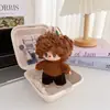 Conjunto de roupa de boneca Labubu vintage barbearia, compatível com bonecas Labubu de 1ª, 2ª e 3ª geração, roupa de substituição para o xale de Natal