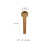 Cuchara medidora de leche en polvo creativa mini cuchara pequeña madera de acacia cuchara pequeña para medicina sal de baño polvo de café cuchara para té venta al por mayor cuchara de madera