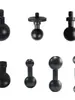 Haste de Conexão em Liga de Alumínio 13/15/17/20/25mm Cabeça Esférica Suporte para Celular de Carro Haste Adaptadora 1/4 Acessórios