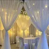 Tule Malha Gaze Americana Transfronteiriça Casamento Dia dos Namorados Palco Cerimônia Fundo de Mesa e Cadeira Festa Decoração de Casa
