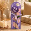 Flor Artificial de Ganchillo de Lana Nomeolvides para Decoración de Sala de Estar, Popular en Centros Comerciales, Supermercados y Tiendas de Juguetes de Moda, Ramo de Flores Simuladas