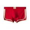 Nuevos Calzoncillos tipo bóxer para hombre Huajie Long Año del Zodiaco Estampado Rojo Calzoncillos tipo bóxer Rojos Transpirables Talla Grande Dropshipping