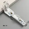 Suporte de parede de aço laminado a frio Suporte de instalação para trilho de cortina Suporte universal ajustável reforçado espessado Acessórios de ferragens para melhoria da casa