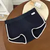 5383 # Estilo Hong Kong Bloques de Color Estilo Deportivo Niña Clase A Jacquard Algodón Talla Grande Boxer Briefs 10A Entrepierna Probiótico Cintura Media
