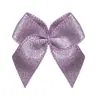 6 Colores 3 Puntos Nudo de Mano Mariposa 8D07Kk Flor de Yao Mingfei Decoración 26*25mm Ropa Accesorios para el Cabello Lazo de Trama Plateada