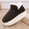 Nuevas Botas de Algodón Felpa de Invierno para Mujer, Cálidas, Aumentan la Altura, Suela Gruesa, Zapatos de Algodón para el Hogar, Se Pueden Usar Afuera, Cubren el Talón, Botas de Nieve, Dropshipping