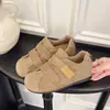 Zapatos Birkenstock con velcro que se sienten como pisar caca para mujer estilo Primavera/Otoño 2026 suela suave tacón oculto zapatos casuales slip-on zapatos para persona perezosa