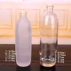 Atacado do Fabricante Garrafas de Vinho de Vidro Fosco Exquisitas e Bonitas de 500ml Garrafas Vazias Transparentes com Fundo Espesso de 330ml para Licores e Bebidas