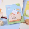 Notas Adhesivas de Animales de Dibujos Animados Etiquetas para Notas de Estudiantes Pegatinas Marcadores de Notas de Oficina Pegatinas Lindas Reutilizables