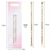 Set de Cucharas para Oídos de Acero Inoxidable con Agujero Limpiador de Oídos Cuchara para Oídos Casera Cabeza de Resorte para Adultos y Niños Cuchara para Oídos Multiusos