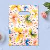 Bolsa de plástico para tienda de ropa, venta al por mayor, con estampado de dibujos animados de flores, cuatro dedos, portátil, para compras, regalo