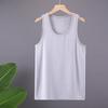 Colete Modal de Seda Gelo para Homens Cool Sense Secagem Rápida em Forma de I Camiseta Interna Sem Mangas Verão Colete de Malha Fina com Obstáculos