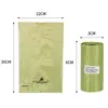 Bolsa para excrementos de perro EPI biodegradable de comercio exterior de fábrica, bolsa de basura, mini bolsa recolectora, rollo en caja de fábrica
