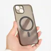 Funda para teléfono móvil Apple al por mayor magnética de carcasa blanda carcasa dura mate todo incluido color sólido iPhone15pp nueva marca de moda adecuada