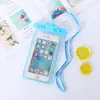 Bolsa à prova d'água luminosa para celular, transparente fluorescente para mergulho, natação, rafting, capa protetora especial para celular para ciclistas