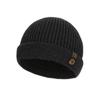 Gorro de Melón Tejido Cálido de Invierno para Exteriores Ciclismo Protección contra el Frío Protección para los Oídos Gorro de Tejer Versátil Simple para Hombre Gorro de Lana