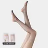 Medias 0D negras para mujer, estilo fino de verano, antienganches, duraderas, invisibles, alta transparencia, medias negras sexys, coquetas y sensuales