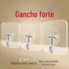 Gancho Adesivo Forte Adesivo Pendurado na Parede Gancho Suporta de Peso Sem Prego Sem Marcação Gancho para Porta Quarto de Dormir Gancho Sem Furo