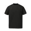 Camiseta de Manga Corta Americano Retro Empalmada para Hombre, Nueva Marca de Moda de Verano, Top Holgado Casual Versátil de Color Sólido de Media Manga