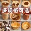 Precio de fábrica cubo para baño de pies de abeto cuenco para baño de pies sólido de madera para el hogar cuenco para baño de pies cubo para baño de pies barril de madera
