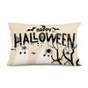 Funda de Almohada para Cintura Nueva Transfronteriza de Halloween Hermanas Sanderson Decoración de Sofá de Sala de Estar Funda de Almohada para Cintura de Lino Venta Directa de Fábrica