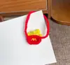 Novo Pingente de Boneca de Algodão Lilo e Stitch Roupas de Bebê Crochê Artesanal Puro DIY Traje do McDonald's