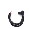 Plugue de carregamento e descarregamento para veículo elétrico tipo G com três caracteres verticais, cabeça tipo Lótus DC2.5, cabeça Cannon, plugue macho e fêmea para bateria de lítio