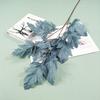 Nova flor artificial pavão pinheiro casamento salão de casamento teto estrada alta decoração de chumbo folha correspondente engenharia folha verde planta folha