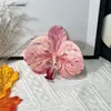 Flor Artificial Grande Phalaenopsis Película de Impresión 3D Cabeza de Flor Furoshiki Recuerdo Caja de Regalo DIY Decoración Flor para Zapato Tocado