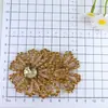 Nuevos Accesorios para el Cabello Joyería DIY de Flor Hueca con Diamantes Completos Pinzas para el Cabello Bolsos Pendientes Flores para Zapatos Hebillas para Zapatos Sombreros Accesorios para la Ropa