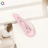 Qiyue Transfronteiriço Amazon Doce Gota d'Água Colorido Presilha de Cabelo Colorida Presilha de Cabelo Colorida para Crianças Presilha de Cabelo com Óleo Pingando Presilha Lateral para Franja