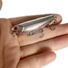 Señuelo Plateado Galvanizado Palabra de Agua Perro Lápiz Raya Blanca Boca de Caballo Ojo Rojo Señuelo Falso