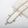 Collar de Circonita de Grado 4A Más Vendido a Precio de Fábrica Estrella Corazón Cruz Acero de Titanio Collar Elegante y de Gama Alta Novia
