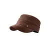 Sombrero de Equitación Plano de Ante para Otoño e Invierno Boina Casual Versátil Adelgazante para la Cara Sombrero de Periodista Nuevo para Mujer 2025