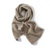 Novo Cachecol Feminino de Caxemira para Outono e Inverno, Cachecol Macio e Aderente, Versátil de Uso Duplo Unissex, Cachecol de Tricô de Caxemira