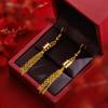 Nuevos Pendientes de Flor de Boda Elegantes Chapados en Oro Arena Vietnamita con Gancho para la Oreja Pendientes de Boda Oro de Imitación