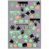 Adesivos de Nail Art para Halloween 2026 Abóbora Fantasma Gato Preto Caveira Morcego Teia de Aranha Fofo Infantil Festival