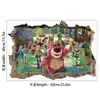 Comercio Exterior Transfronterizo Pegatinas de Pared Toy Story Decoración de Habitación Infantil Pegatinas de Animación Pegatinas de Pared de Dibujos Animados Autoadhesivas Impermeables