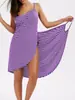 AliExpress wish Amazon Europeia e Americana Vestido de Praia Sexy Vestido Envelope Vestido de Férias Vestido com Alça Listrada