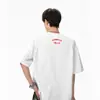 Camiseta de Manga Corta para Hombre con Estampado de Teckel Estilo Americano, Top Versátil de Peso Pesado para Verano para Pareja con un Diseño Elegante, Casual Deportivo de Media Manga