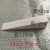 Cuñas de madera dura, puntas de madera triangulares, topes de madera, cuñas de madera grandes, calzos triangulares, materiales de acolchado, tarugos de madera maciza, almohadillas triangulares inclinadas