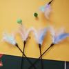 Divertido palo para gato directo de fábrica caña larga pluma hada divertido palo para gato artefacto de auto alivio para gato divertido palo para gato al por mayor