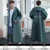 Poncho de lluvia para motocicleta eléctrica, coche de batería, para montar, adulto, hombres y mujeres, cuerpo largo grande, impermeable antidisturbios, al por mayor