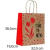 Embalagem de presente (decorado) Mae Te Amo G 32X38X19Cm