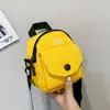 Bolso cruzado de moda para mujer con bloques de color inspirados en la dopamina, un bolso mini de lona ligero, casual, elegante y lindo para el verano