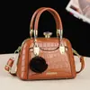 Elegante bolso de mano de moda europeo y americano, bolso de hombro, bolso cruzado de gran capacidad, bolso tipo concha, bolso de moda