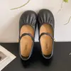 2026 Nuevos Mocasines Planos Versátiles Plisados con Perlas, Zapatos de Mujer Mary Jane de Moda para Verano Antideslizantes de Suela Suave