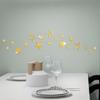 Espejo transfronterizo de Amazon, estrellas huecas, pegatinas de pared tridimensionales acrílicas de 1 mm, pegatinas de pared para decoración del hogar